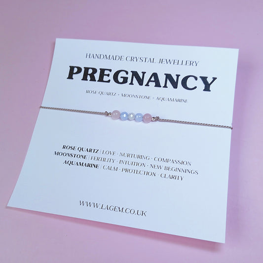 PREGNANCY CRYSTAL BRACELET