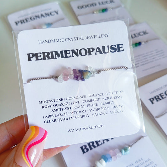 Perimenopause Crystal Bracelet 