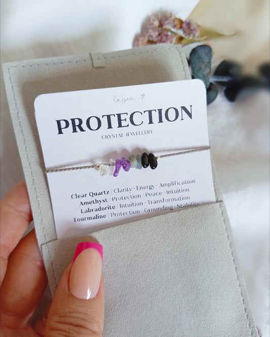 Protection Crystal Bracelet UK – Energy Shield & Spiritual Crystal Jewellery
