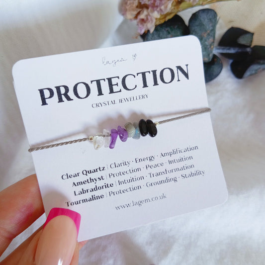 Protection Crystal Bracelet UK – Energy Shield & Spiritual Crystal Jewellery