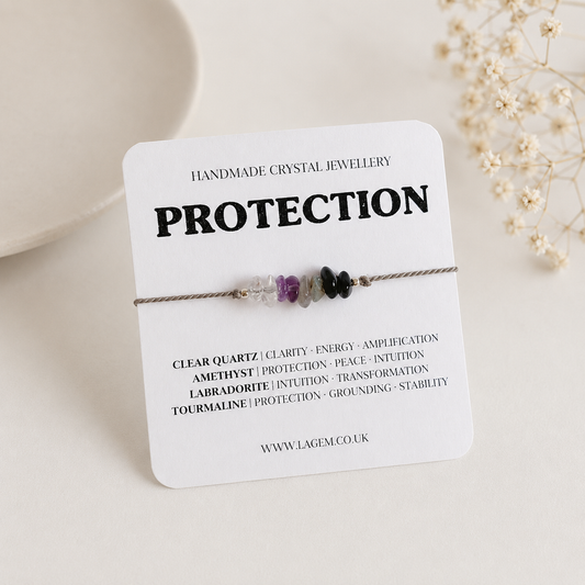 Protection Crystal Bracelet UK – Energy Shield & Spiritual Crystal Jewellery