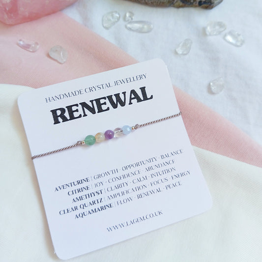 Renewal and New Beginning Crystal Bracelet