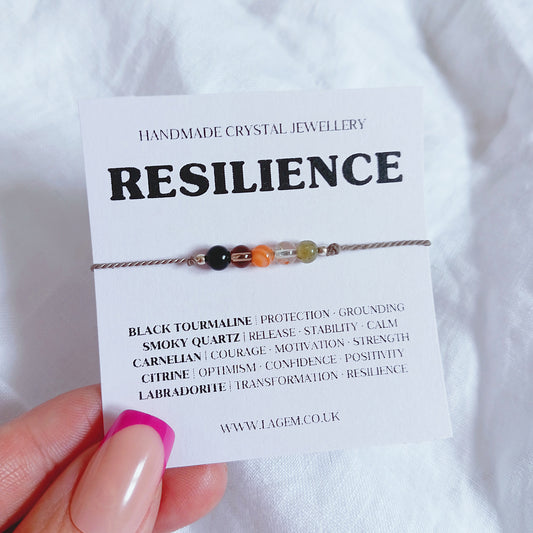 Resilience Crystal Bracelet | Courage & Strength Gift