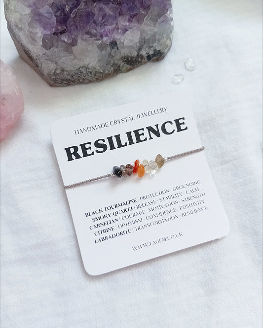 Resilience Crystal Bracelet UK – Courage & Empowerment Jewellery