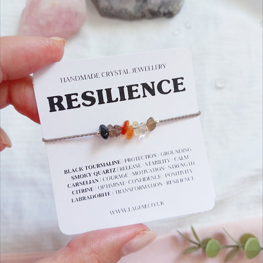 Resilience Crystal Bracelet UK – Courage & Empowerment Jewellery