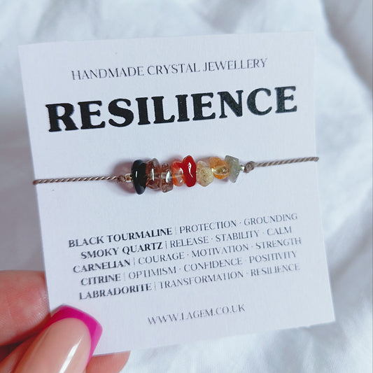 Resilience Crystal Bracelet UK – Courage & Empowerment Jewellery