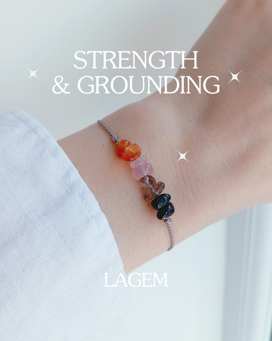Strength & Grounding Crystal Bracelet – Thoughtful “Thinking of You” Gift