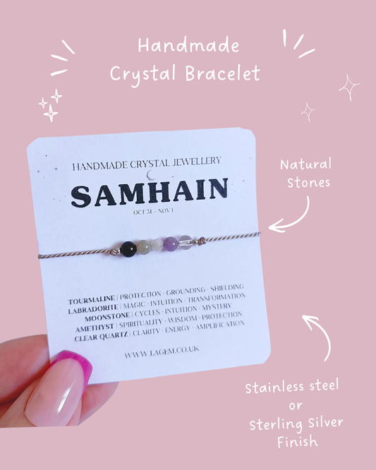 Samhain Crystal Bracelet | Halloween Gift
