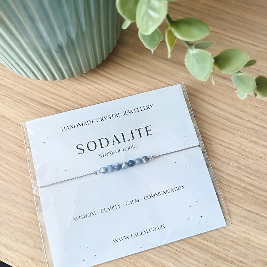 Sodalite Crystal Bracelet UK