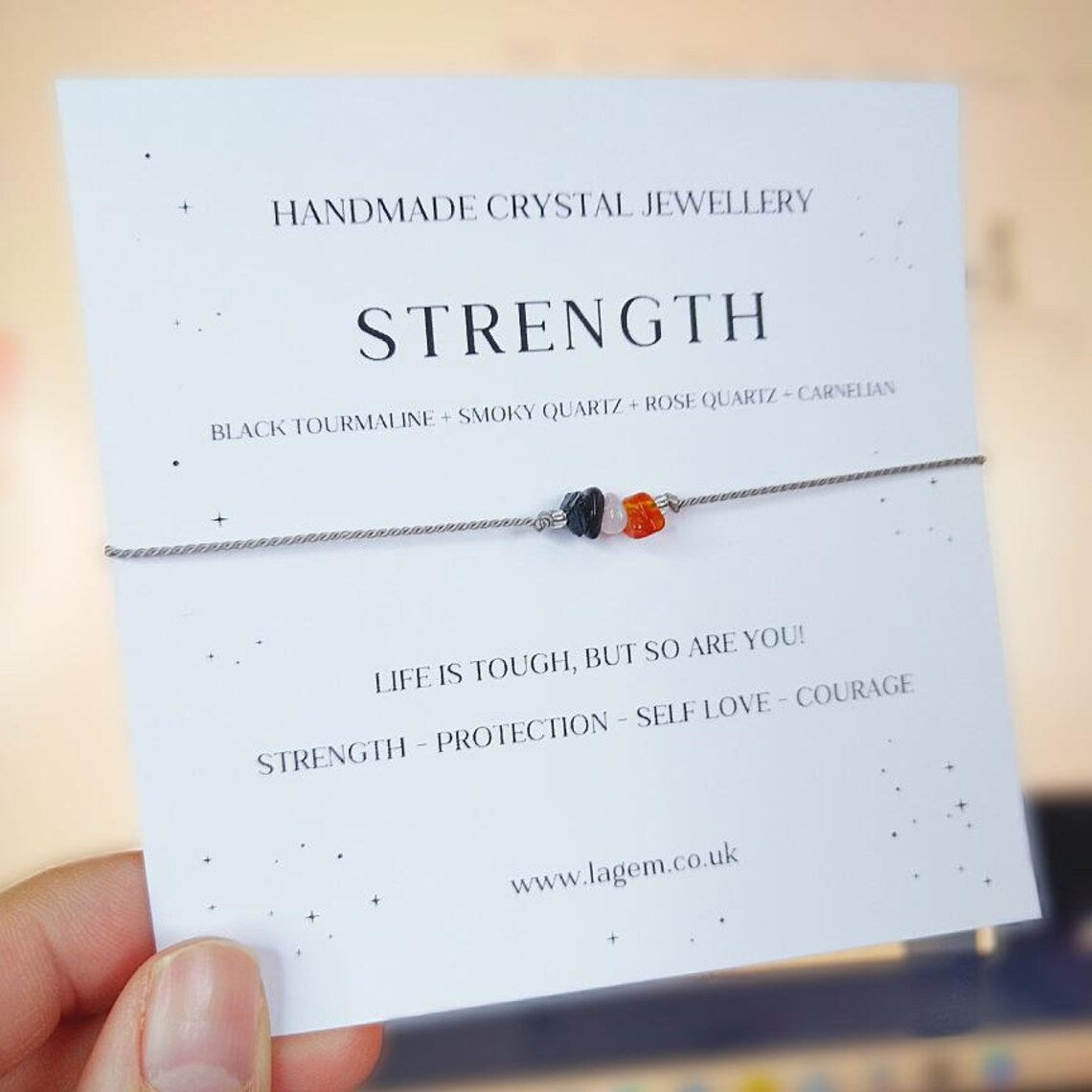 Strength Crystal Bracelet UK