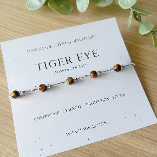 Tiger Eye Crystal Bracelet