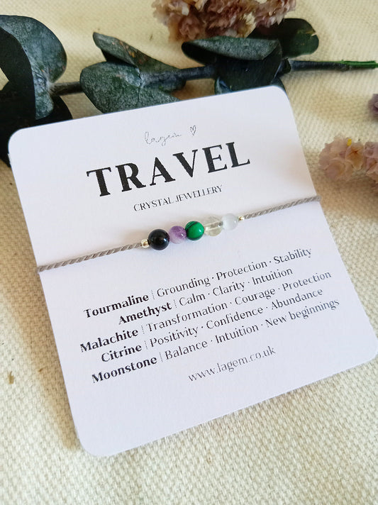 Travel Crystal Bracelet UK – Protection, Courage & Positive Energy