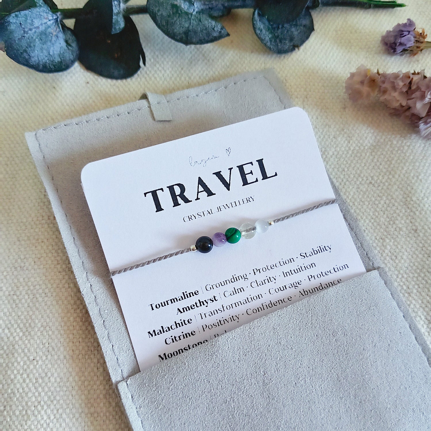 Travel Bracelet – Protection, Courage & Positive Energy Jewellery, Adventure Gift for Travellers, holiday essentials, holiday gift 