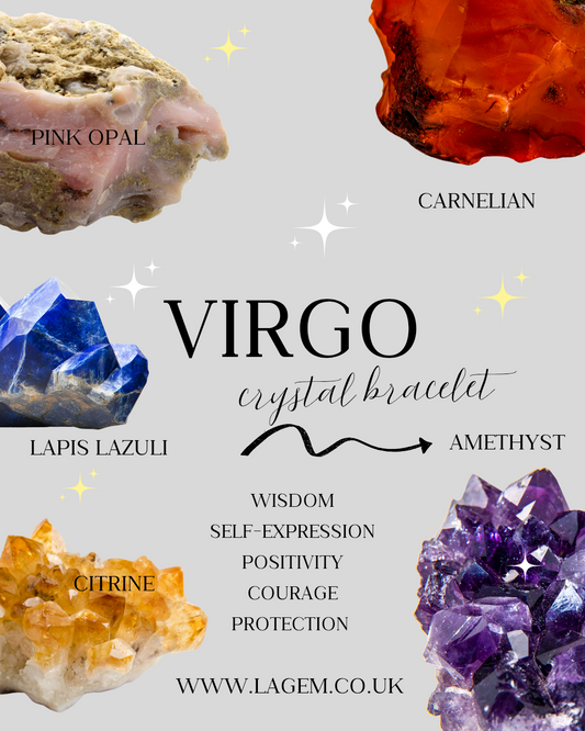 VIRGO CRYSTAL BRACELET UK LAGEM