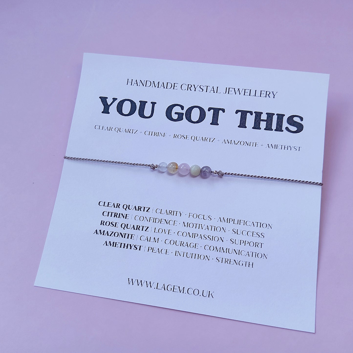 you got this crystal bracelet uk