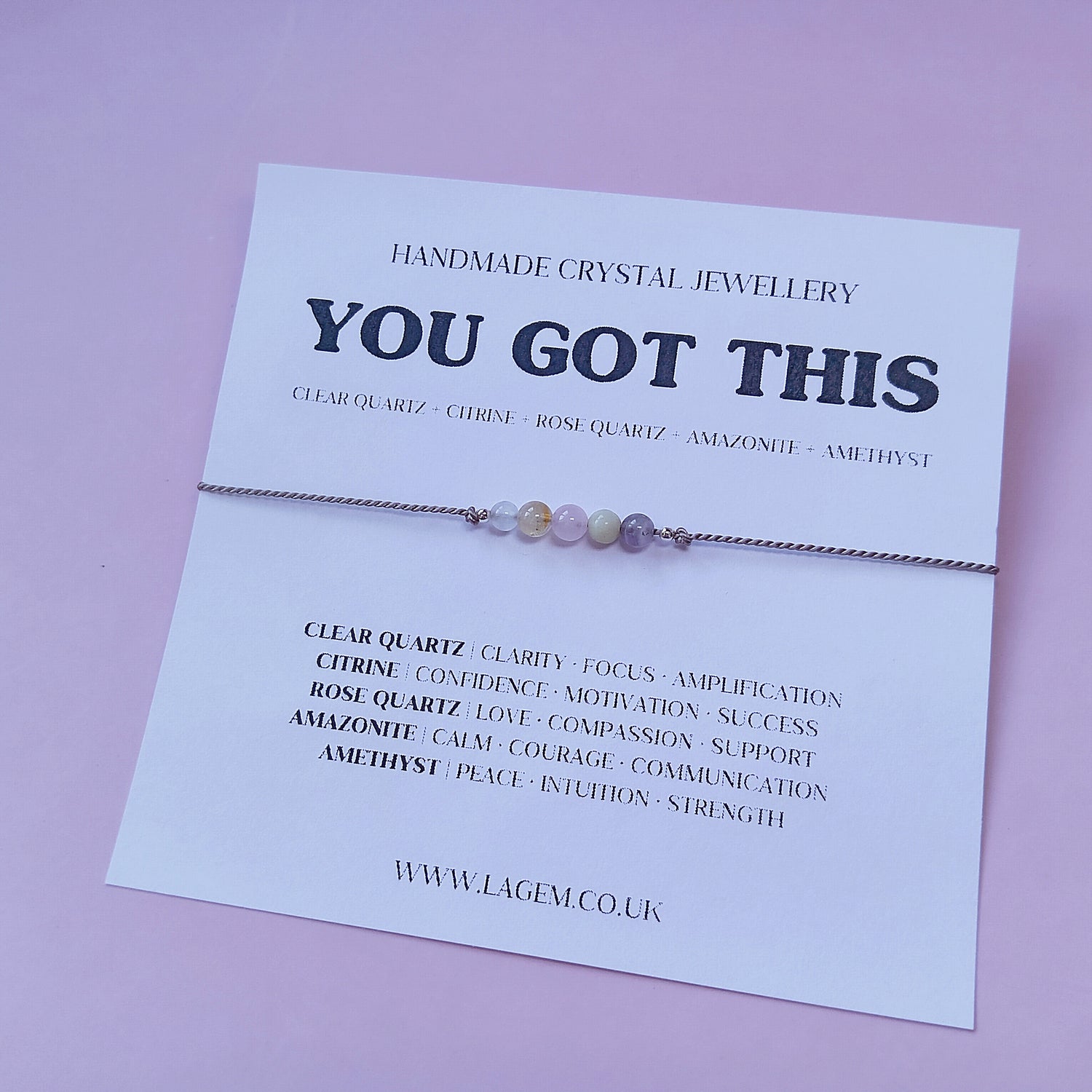 you got this crystal bracelet uk