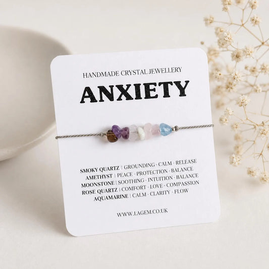 Anxiety Crystal Bracelet UK – Calming & Stress Relief Jewellery