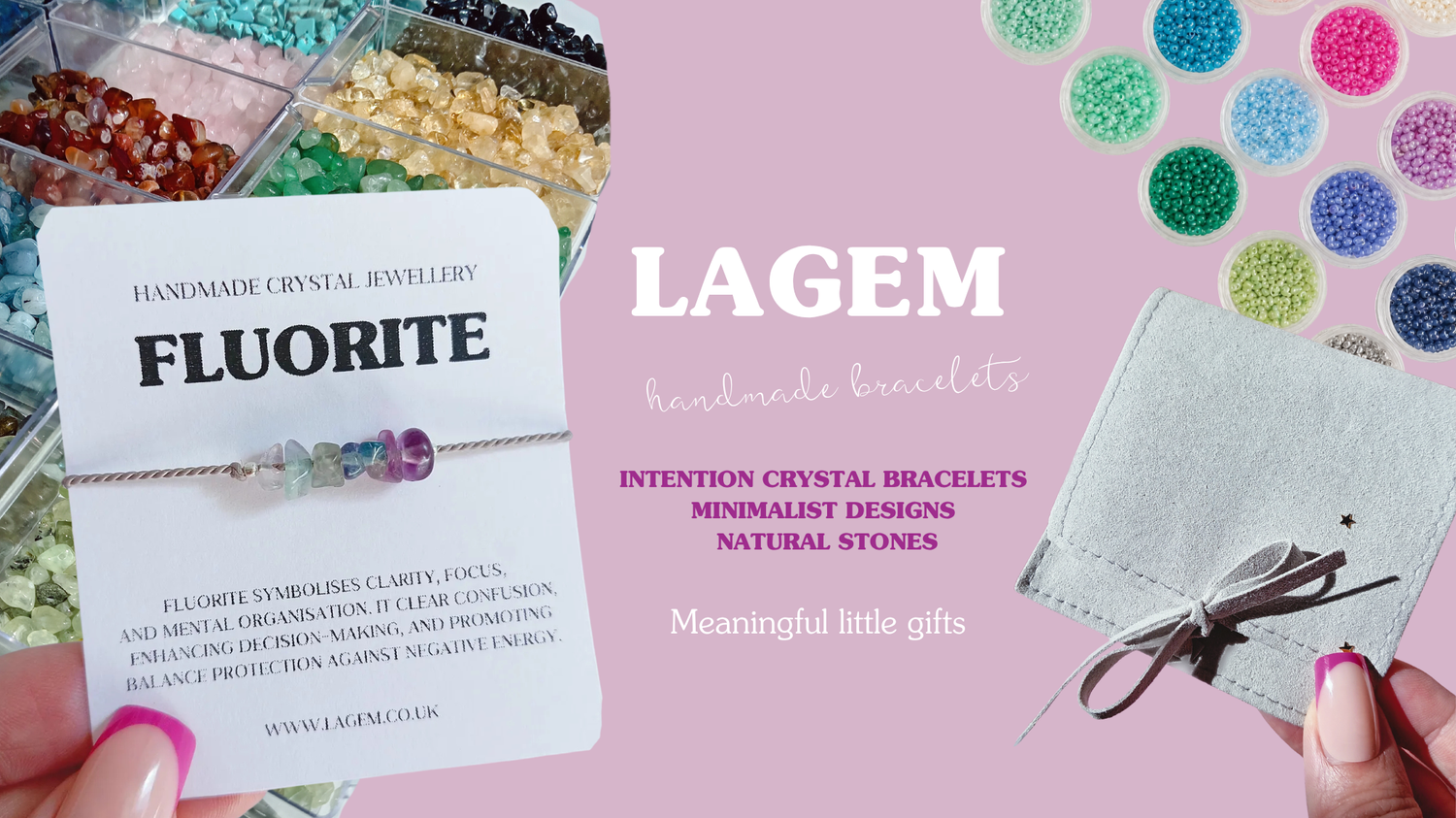 Handmade crystal Jewellery LAGEM 