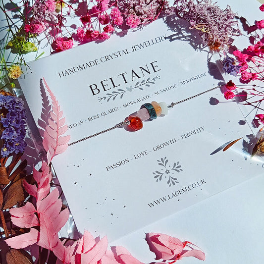 Beltane crystal bracelet