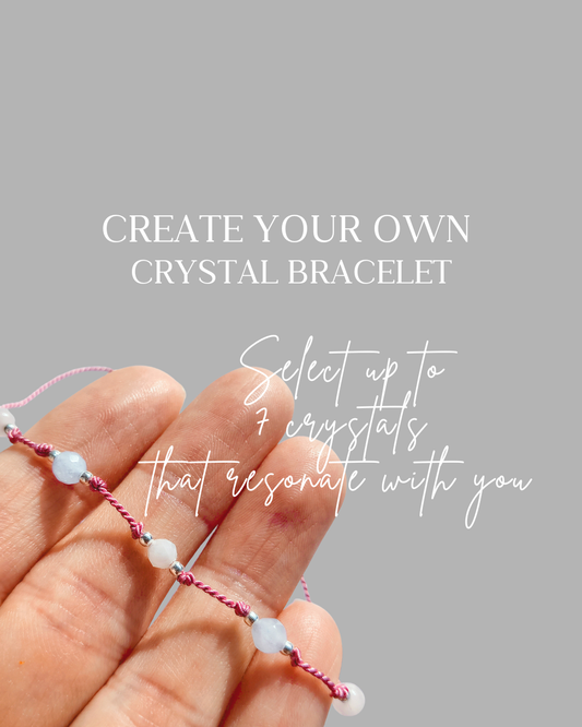 ☆ Custom Crystal Bracelet | Personalised Crystal Jewelry 4mm Knotted