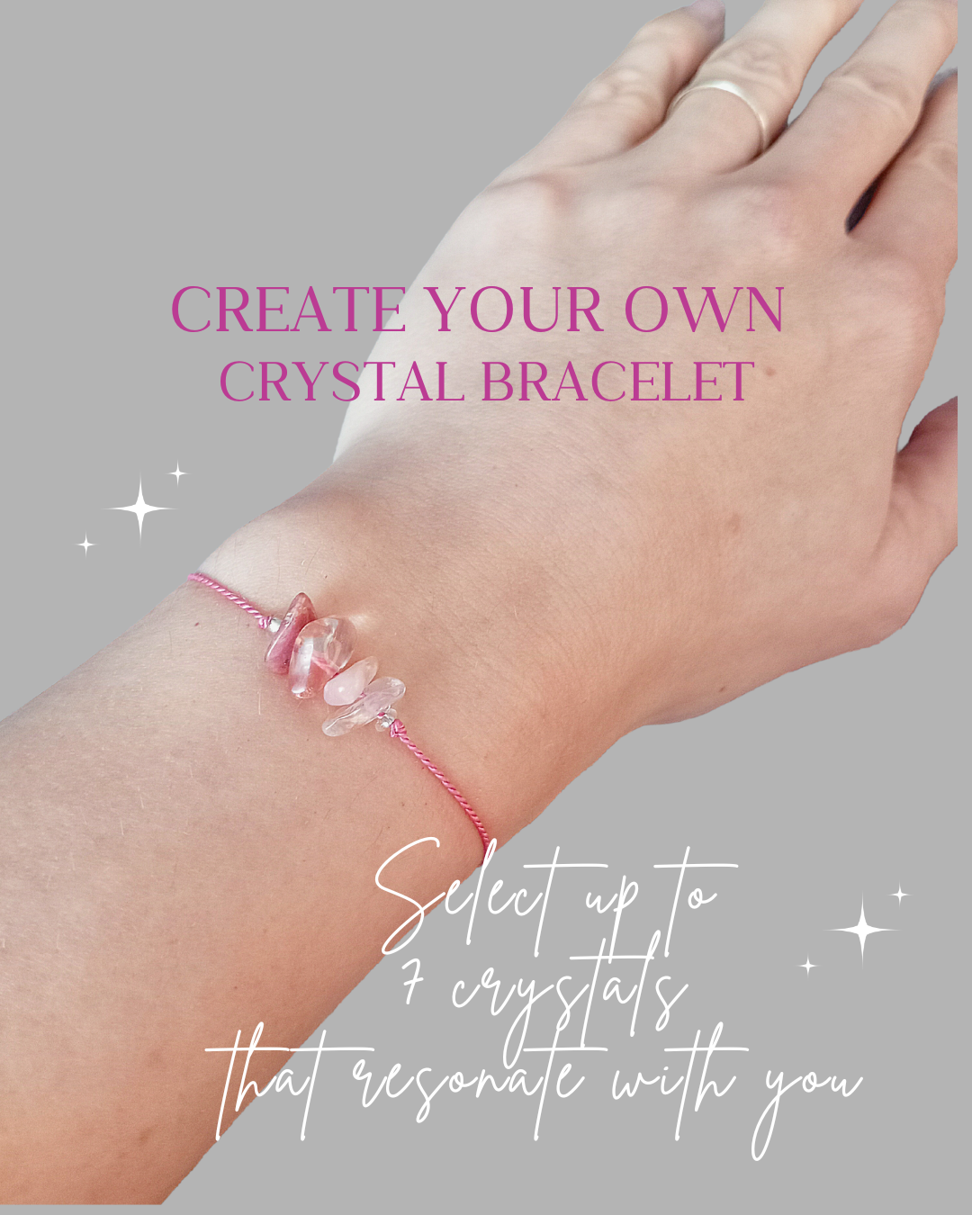create your own crystal bracelet Uk