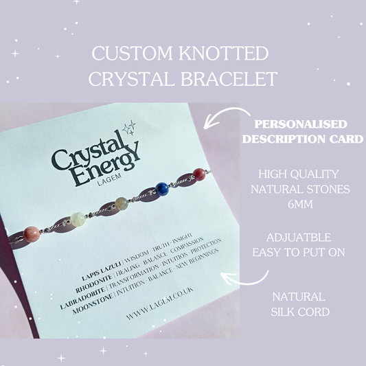 personalised crystal bracelet uk