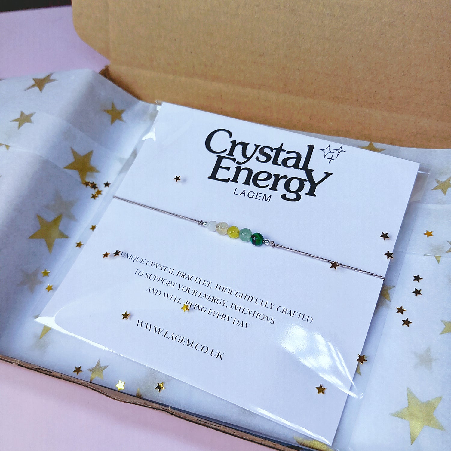 handmade crystal bracelet lagem jewellery 