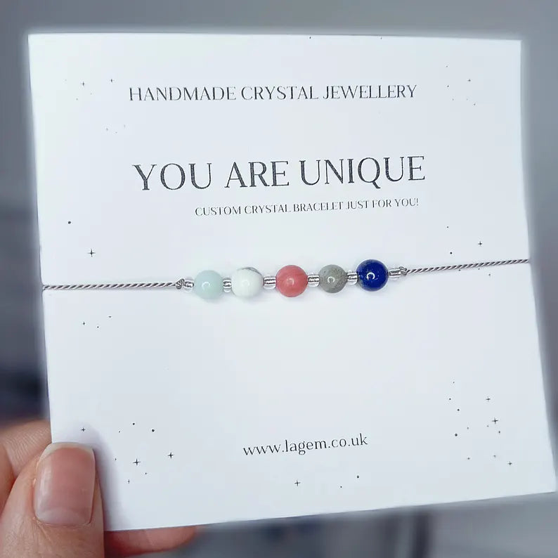 Custom crystal bracelet UK
