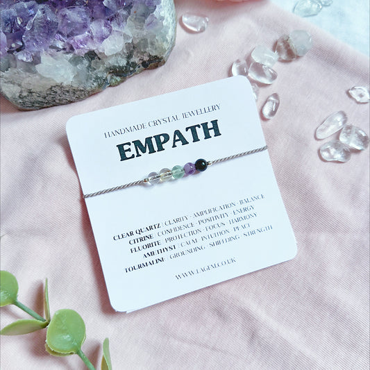 Empath Crystal Bracelet UK – Protection, Balance & Emotional Clarity | Gemstone Jewellery