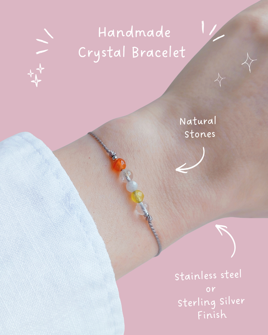 Litha Crystal Bracelet UK – Summer Solstice Jewellery for Abundance