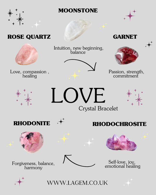 Love crystal bracelet