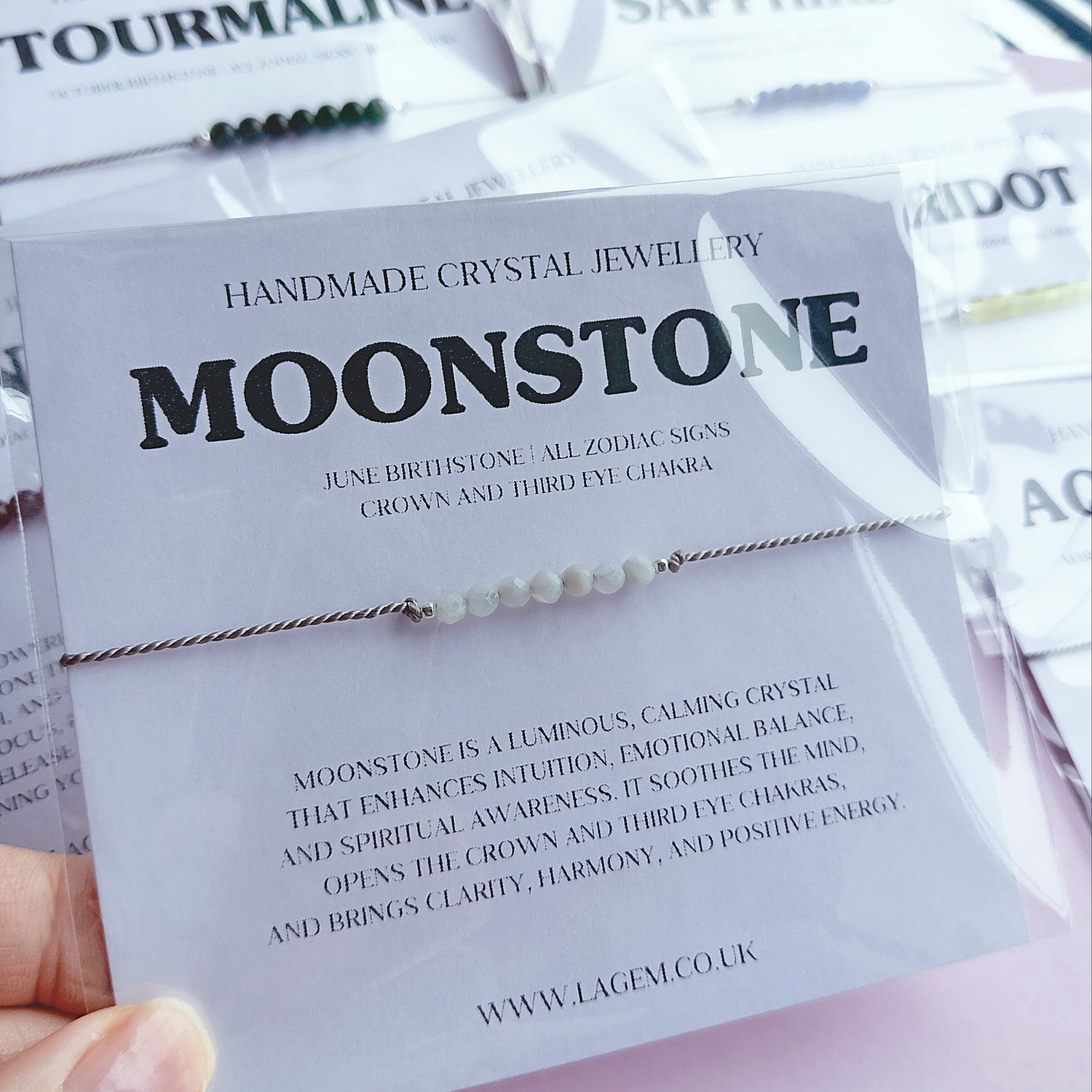 moonstone crystal bracelet uk