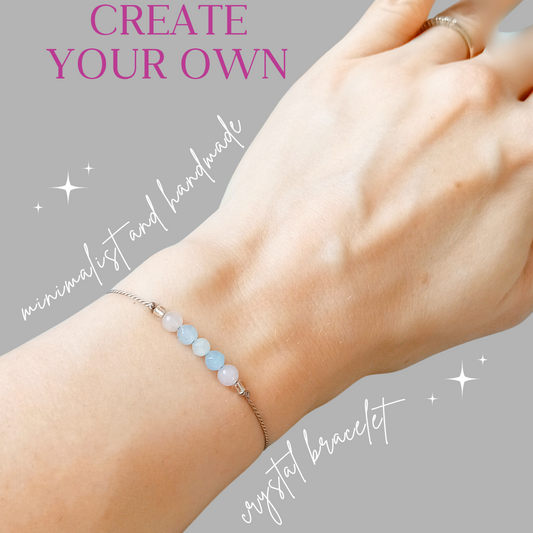 custom crystal bracelet UK - create your own bracelet
