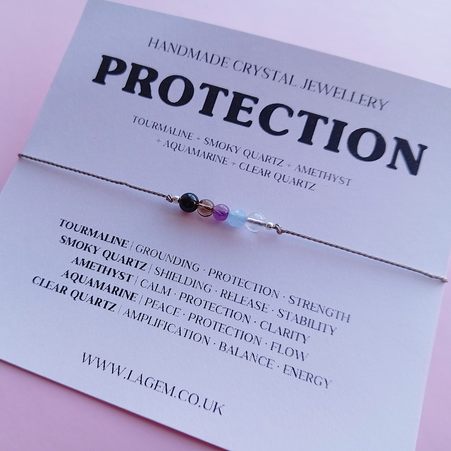 Protection crystal bracelet