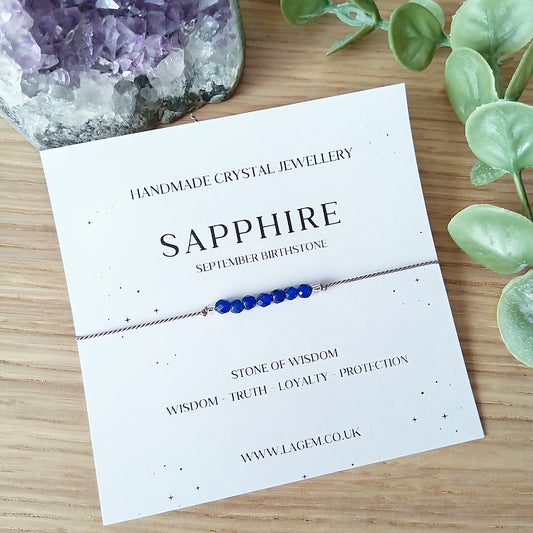Sapphire Crystal Bracelet 