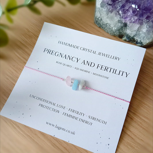 Pregnancy and Fertility Crystal Bracelet UK