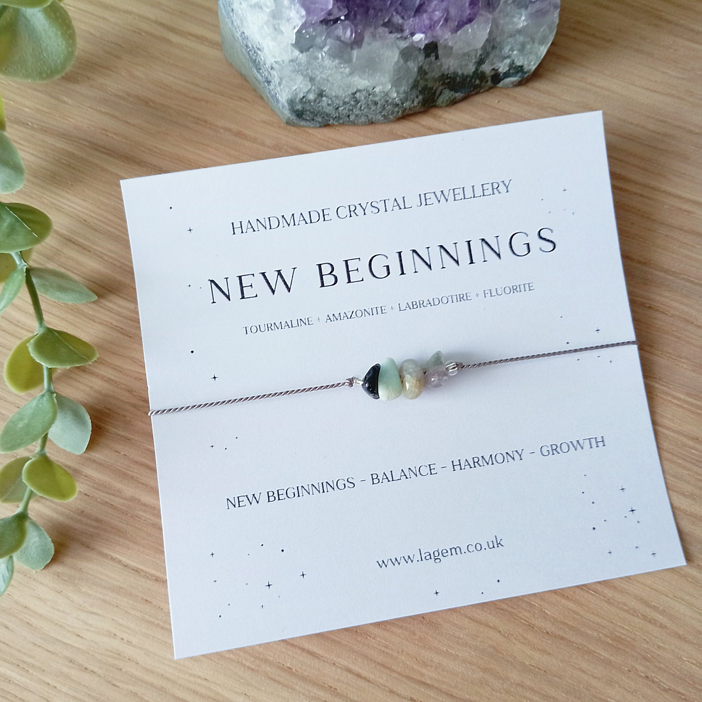 New Beginnings Crystal Bracelet 