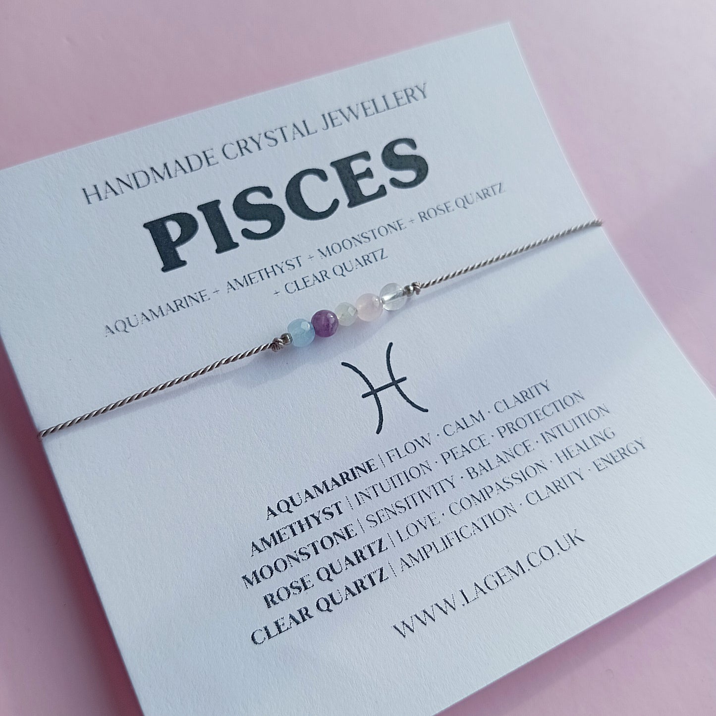 Zodiac Crystal Bracelet