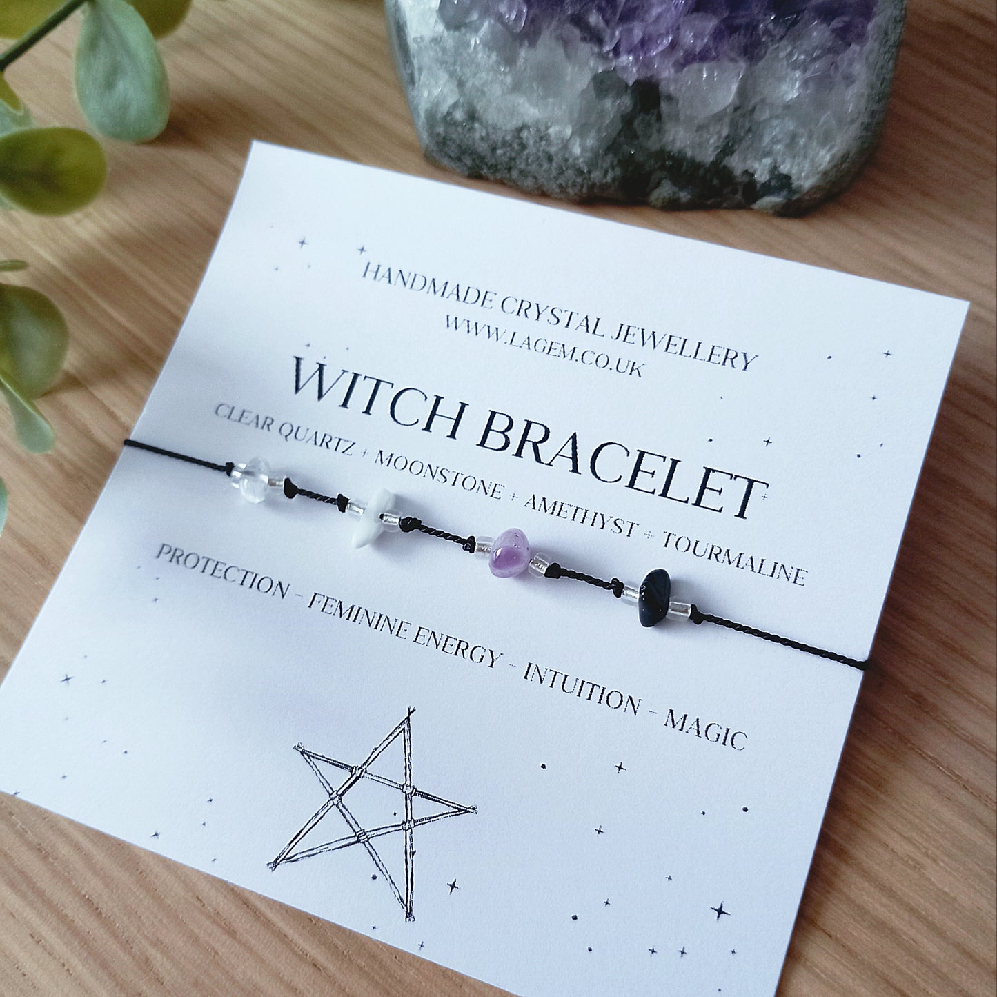 Halloween Crystal Bracelet for witch