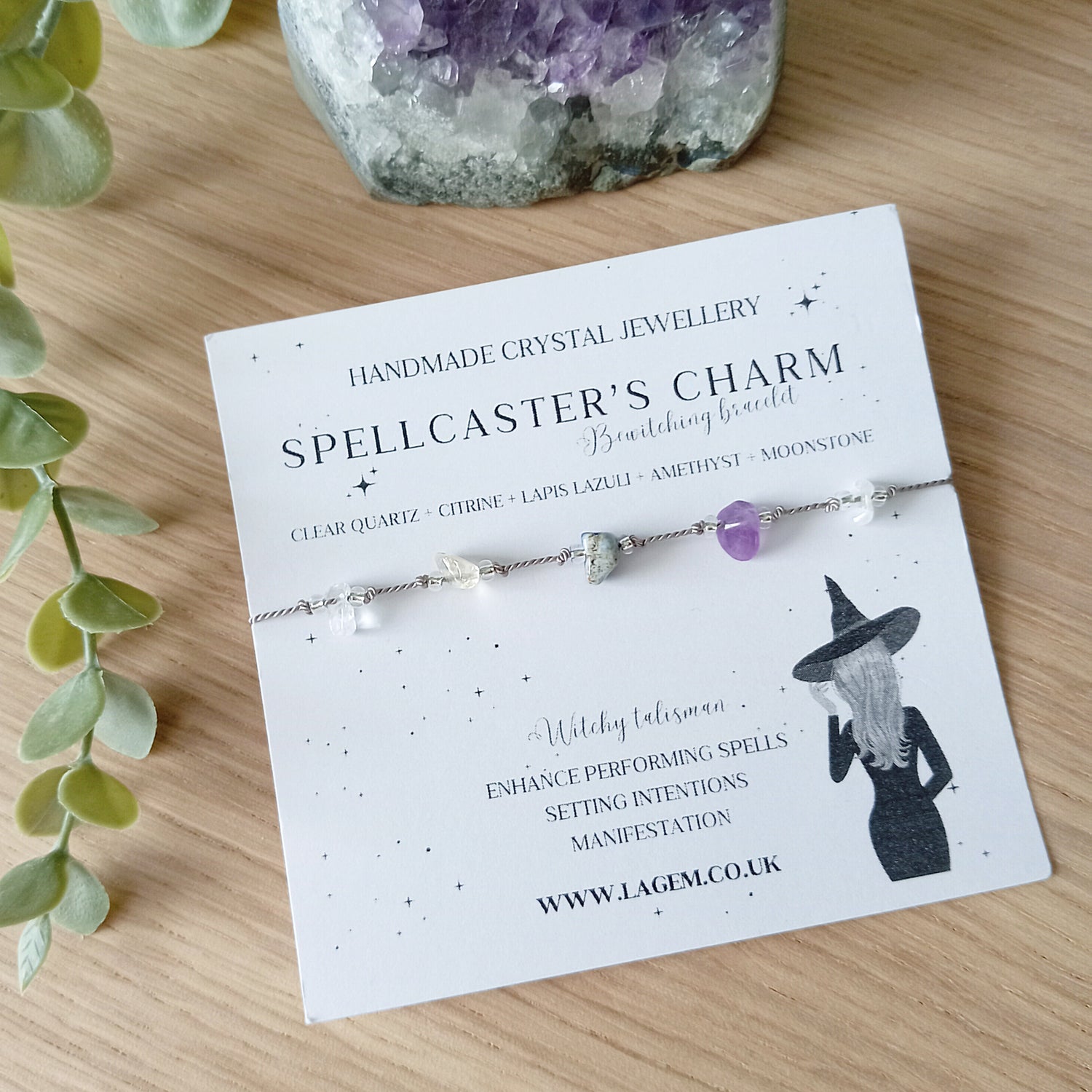 Witchy Talisman Crystal bracelet 