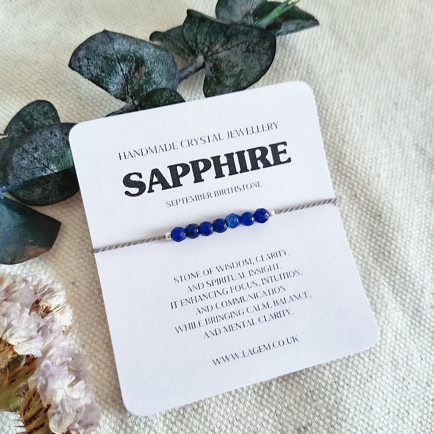Birthstone Crystal Bracelet UK – Personalised Jewellery & Birthday Gift 4mm