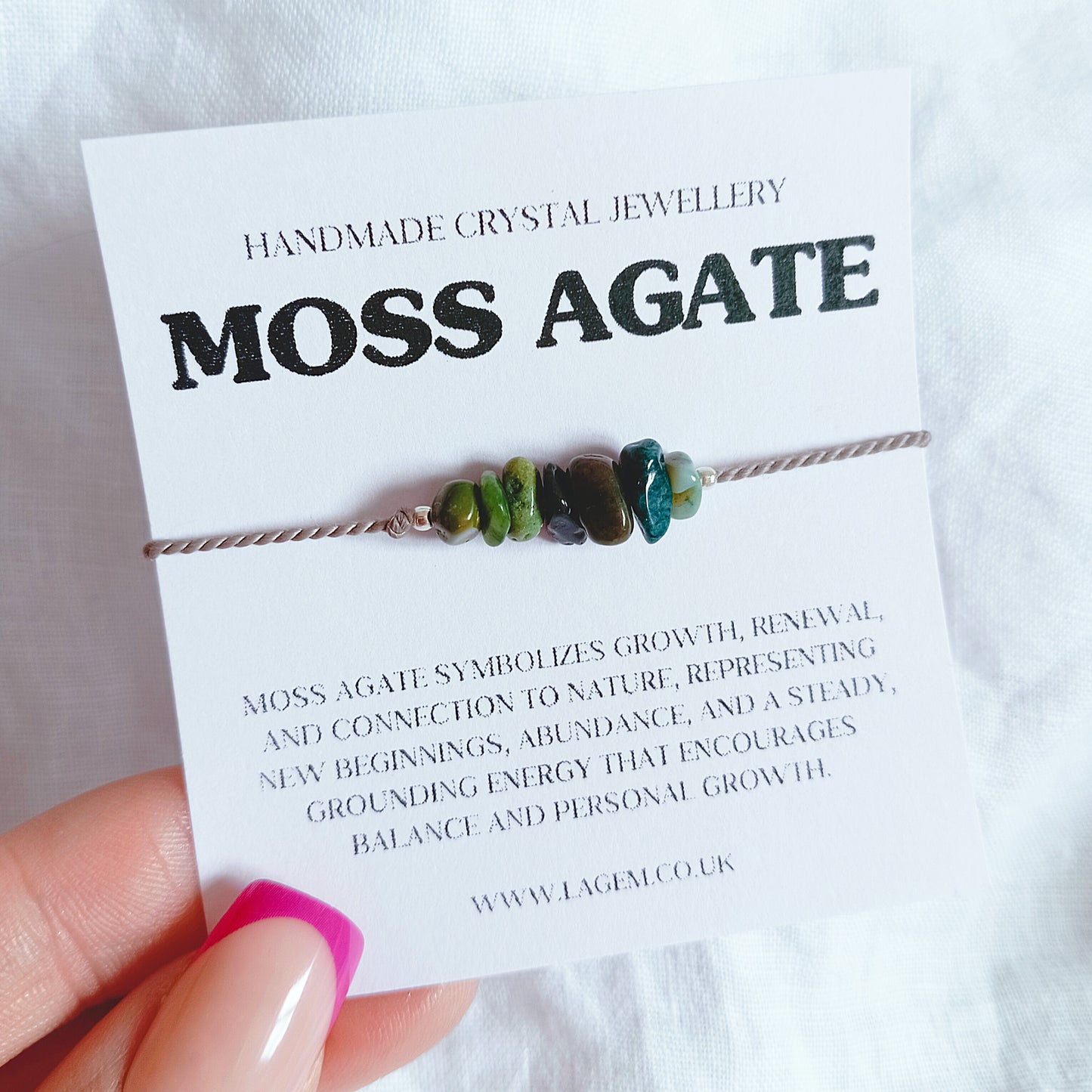 Custom Chips Crystal Bracelet | Dainty Raw Gemstone Jewellery