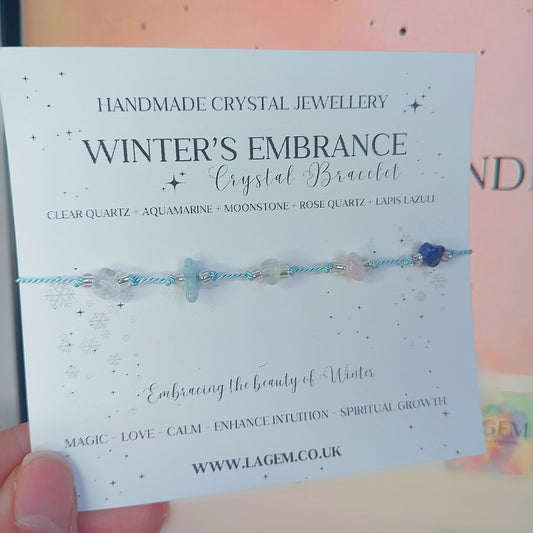 Winter Embrance Crystal Bracelet 