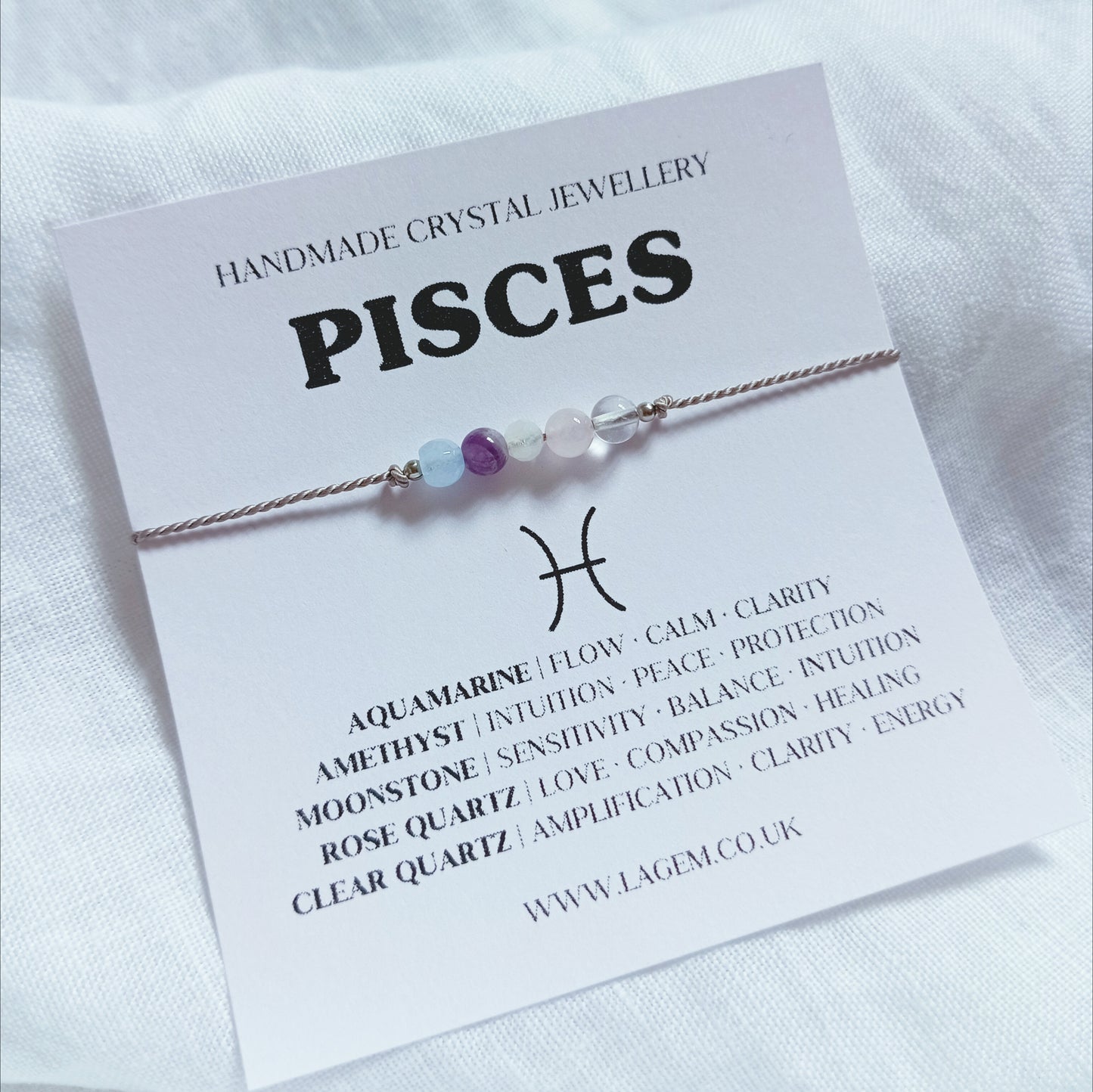 Zodiac Crystal Bracelet UK – Astrology Jewellery & Star Sign Gift