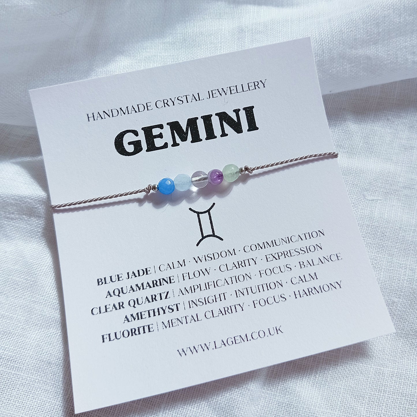 Zodiac Crystal Bracelet UK – Astrology Jewellery & Star Sign Gift