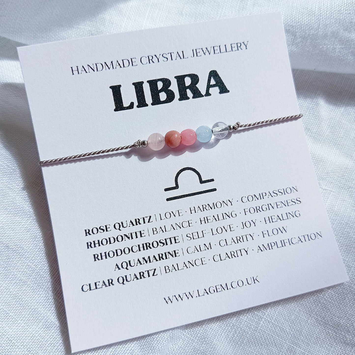 Zodiac Crystal Bracelet UK – Astrology Jewellery & Star Sign Gift