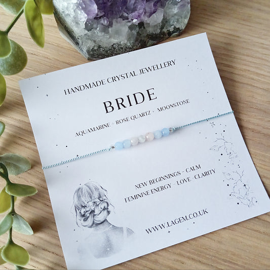 Bride Crystal Bracelet | Minimalist Wedding Jewellery