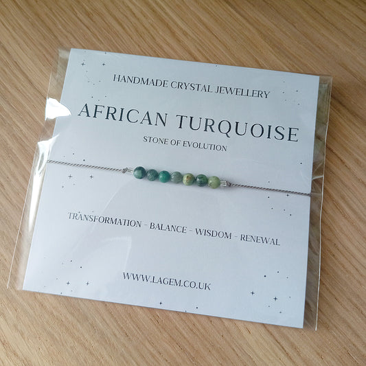 African Turquoise Bracelet