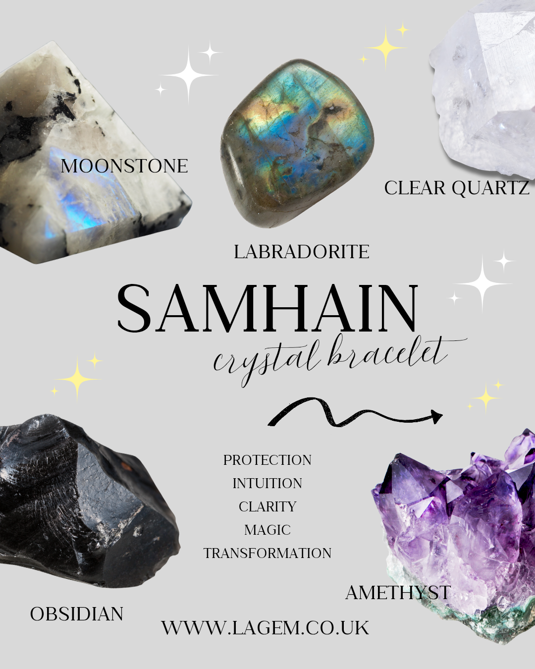 Samhain Crystal Bracelet LAGEM 