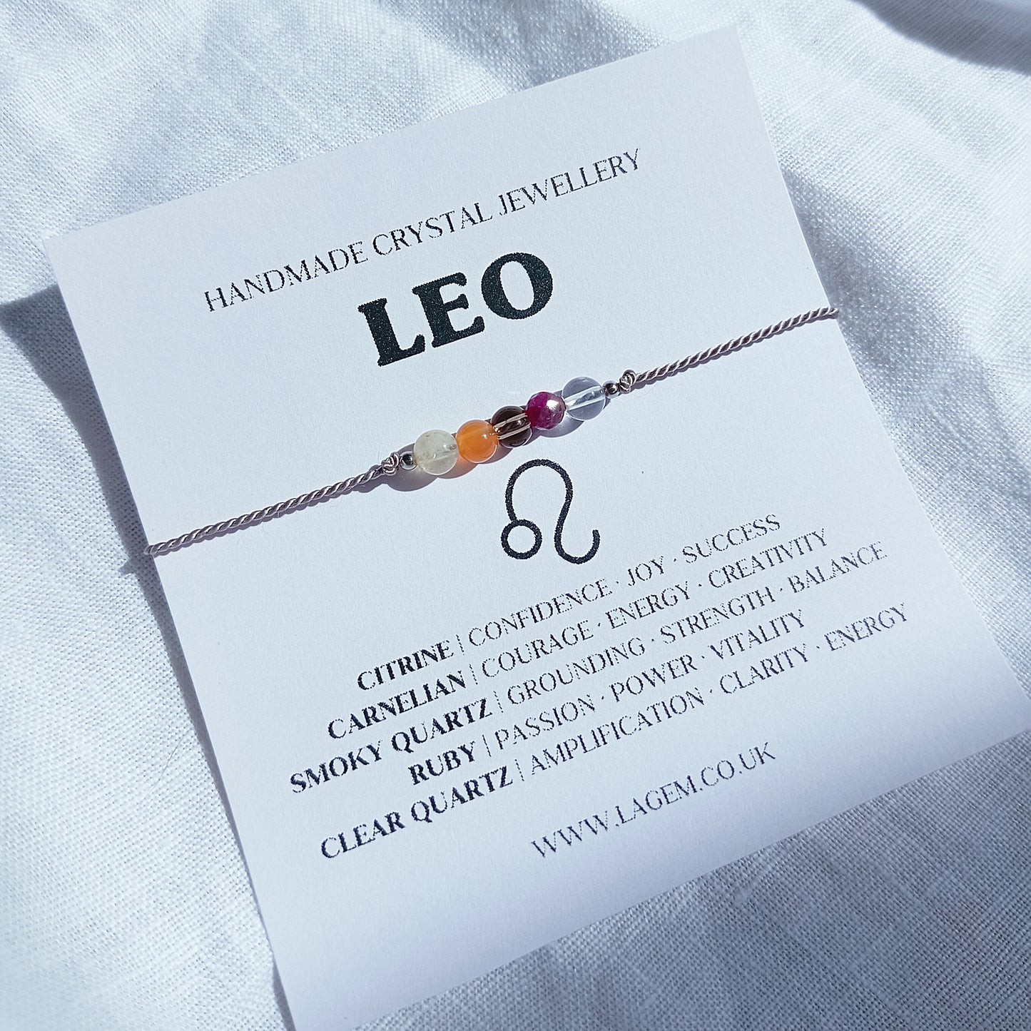 Zodiac Crystal Bracelet UK – Astrology Jewellery & Star Sign Gift